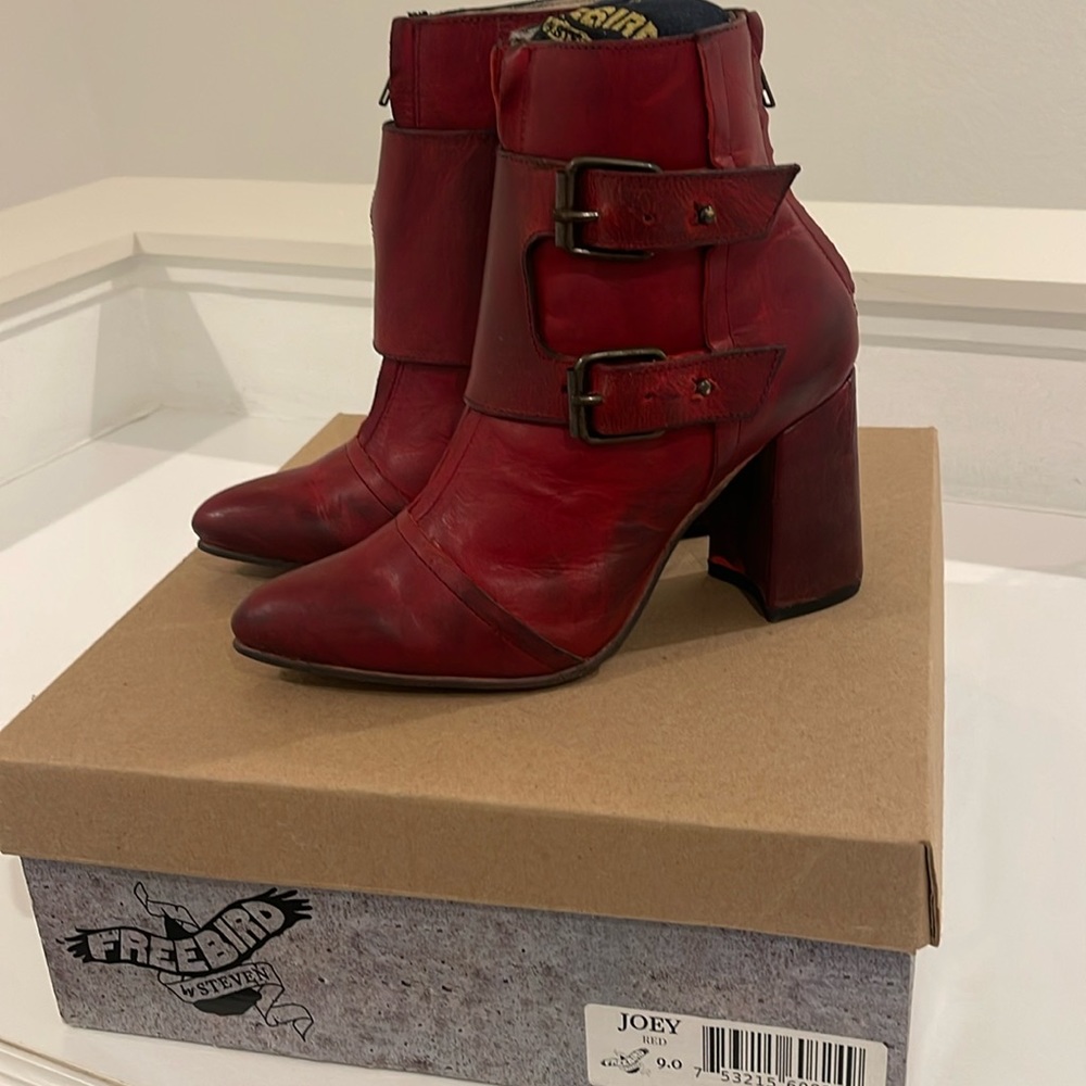 Joey - Red Freebird Boots